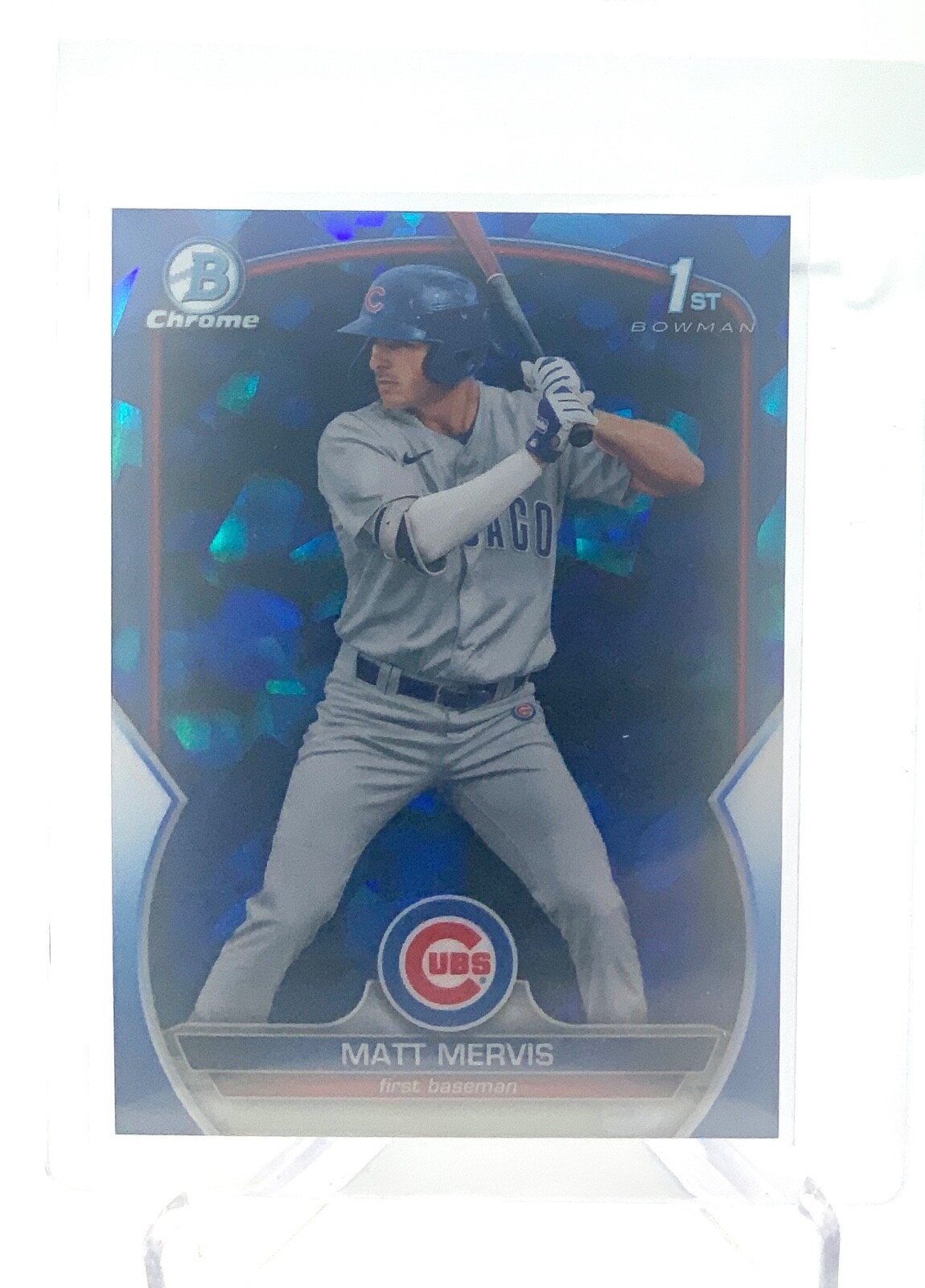 2023 Bowman Sapphire 1st Matt Mervis #BCP-74 Chicago Cubs
