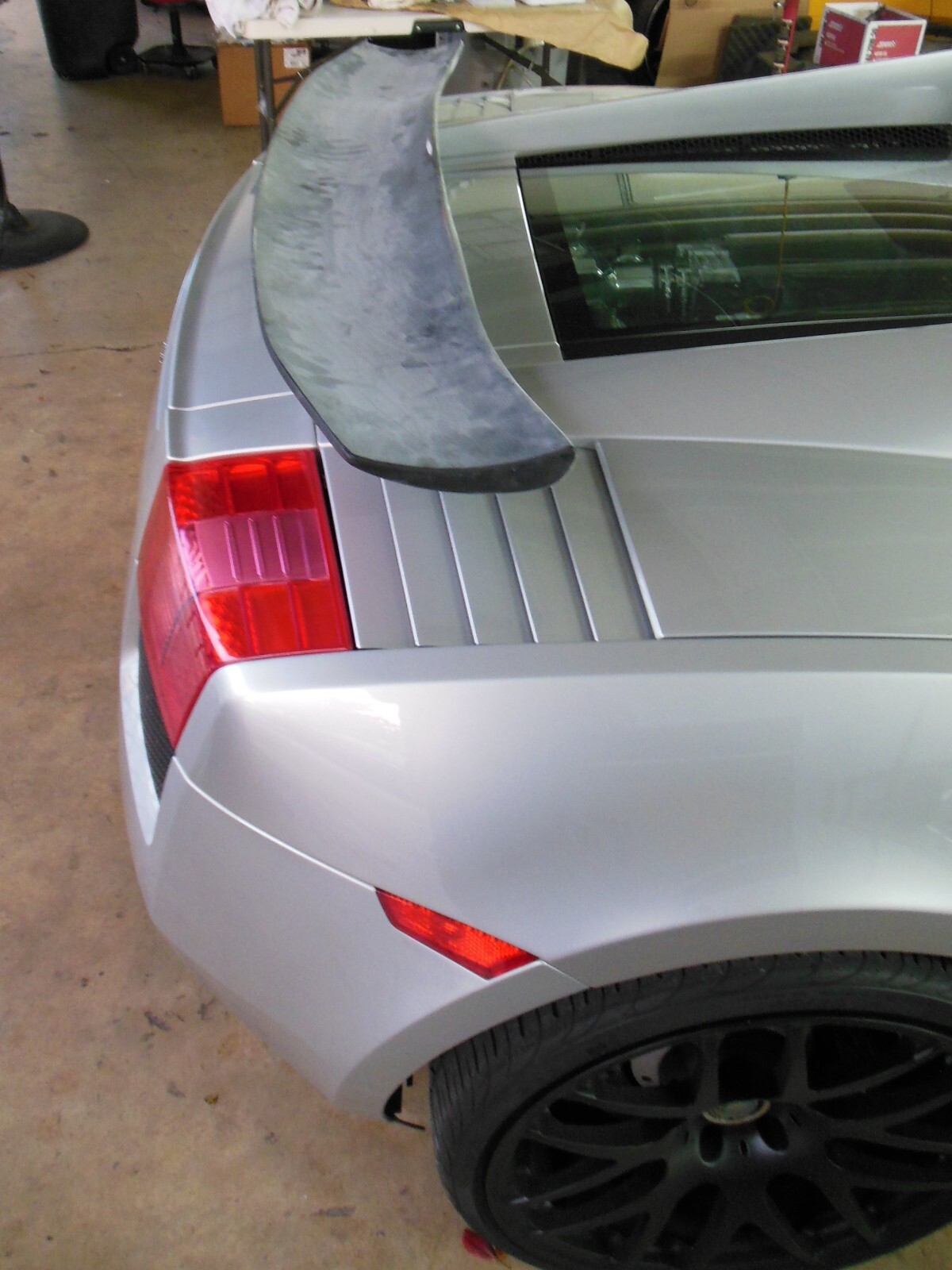 Rear Adjustable Spoiler Hamann Style For Lamborghini Gallardo 2004-2007