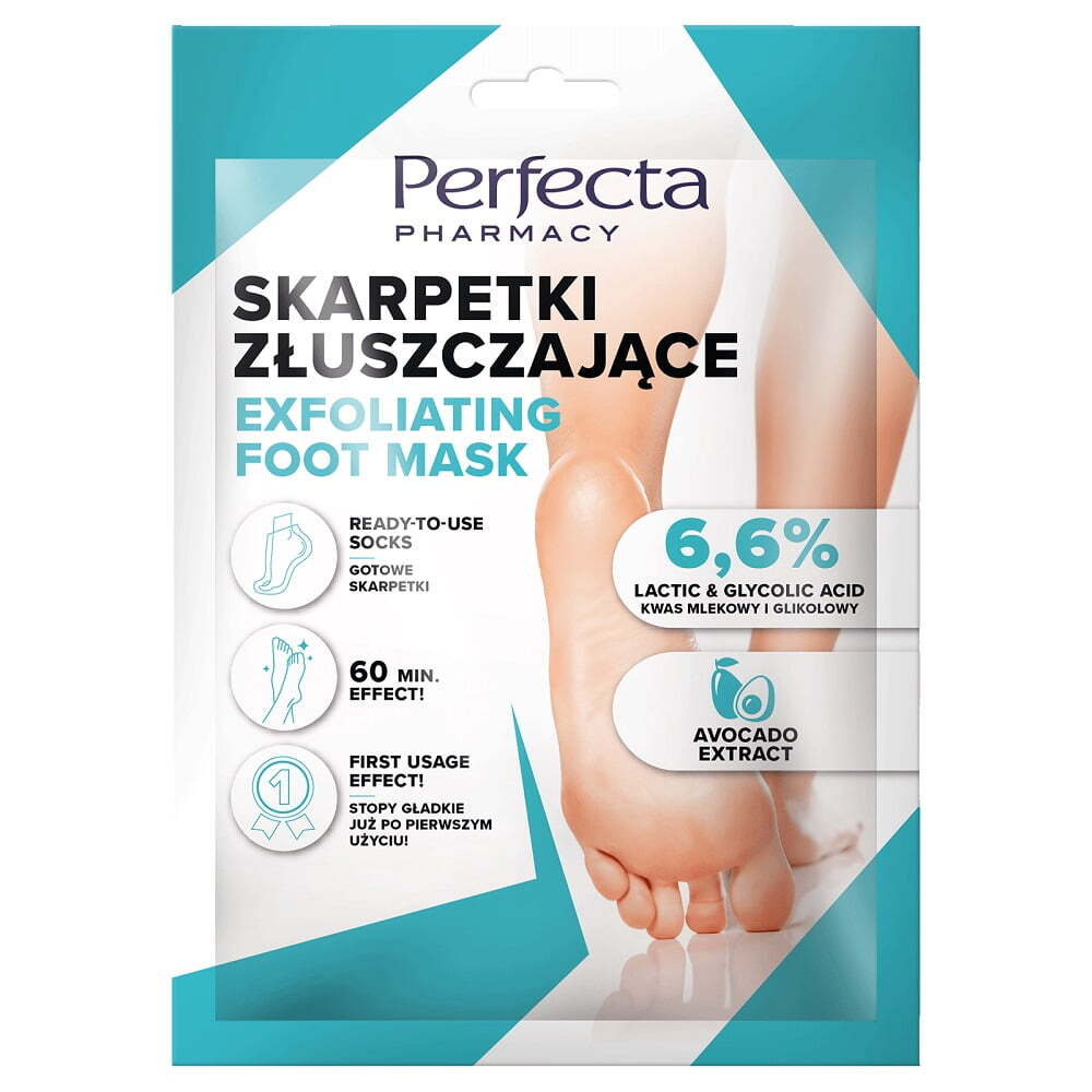 5900525064769 Отшелушивающая маска для ног Perfecta złuszczająca маска для стоп в постаке
