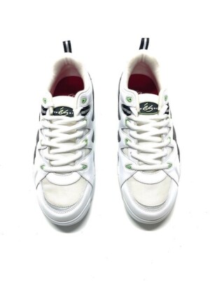 eS footwear , Symbol , vintage year 2020, skate shoes size 9 white grey