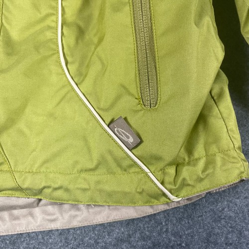 Obermeyer Jacket Womens 8 Green Full Zip Hooded Vented Skiing Racing Thermolite - Picture 13 of 21