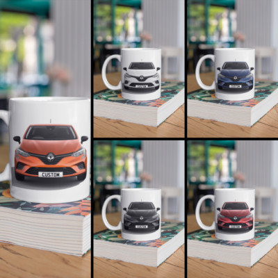 Personalisierter Clio Evolution Kaffeebecher Geschenk - Farbe wählbar - SCHNELLER VERSAND