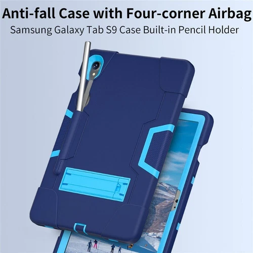 For Samsung Galaxy Tab S10 S9 FE+ Tablet Heavy Duty Case Shockproof Stand Cover - Picture 107 of 168