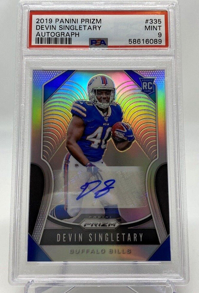 Devin Singletary Panini Prizm #335 Autograph