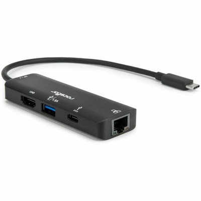 Rocstor Premium USB Type-C 4-in-1 4K Multiport Adapter (y10a307b1)