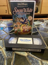 WALT DISNEY’S MASTERPIECE Snow White And The Seven Dwarfs VHS Video Tape 00031