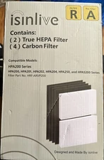 Isinlive HPA200 HEPA Filter Replacement Compatible with Honeywell NIB