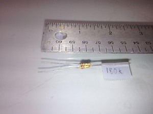 180k ohm 1/4 watt @ 5% Tolerance Resistor (2 Pack)