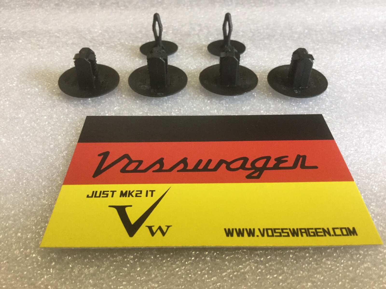 NEW GENUINE VW GOLF GTI MK2 JETTA HEADLINER HEADLINING ROOFLINING CLIPS
