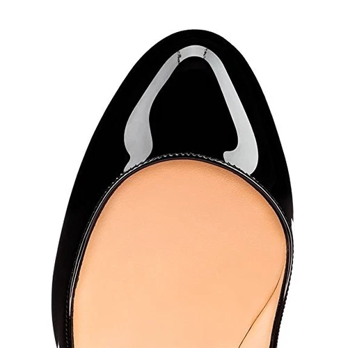 Patent Leather Women's Pumps Round Toe High Heels Slingback Shoes Sandals Size - Picture 20 of 37