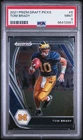 2021 Panini Prizm Draft Picks TOM BRADY 6 Card Michigan Patriots Bucs PSA 9 MINT