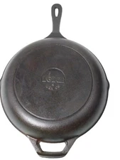 Lodge Vintage 1980s-1990s 10" Inch Cast Iron Skillet Saute Pan CS 4 Made in USA