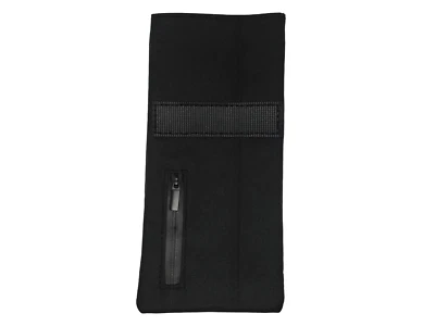 WISE SKIES Black Smell Proof Bag Storage Pocket Pouch Travel Rolling Herb Stash Bag 18x11cm