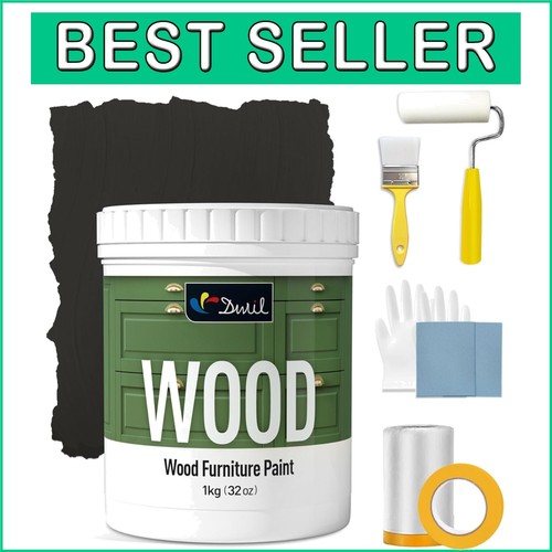 All-in-One Matte Furniture Paint - 32 Oz with Tools for Effortless Refinishing