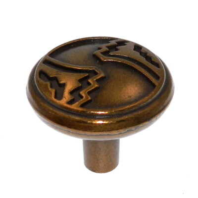 Hickory Hardware Southwest Lodge P377-LPH Honey Brass 1 1/4'' Cabinet Knob Pull