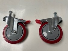 GB CYCLONE B2000 CONDUIT GARDNER BENDER REPLACEMENT FRONT CASTER WHEELS COMPLETE