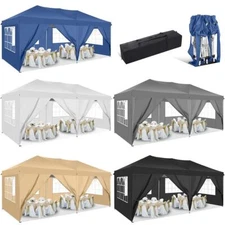 10x20 Pop up Canopy Tent Heavy Duty Commercial Gazebo Waterproof Instant Shelter