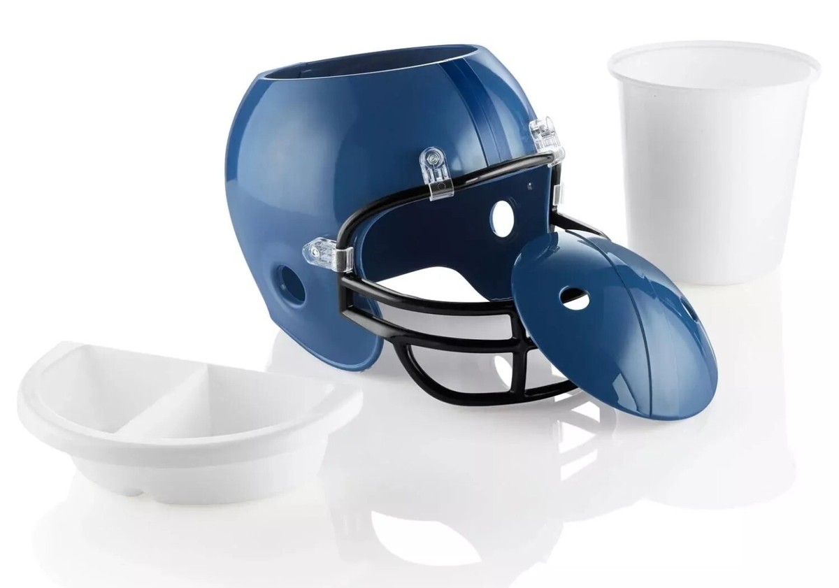 Ernesto American Football Snack Helmet NFL Style Chip and Dip Bowl