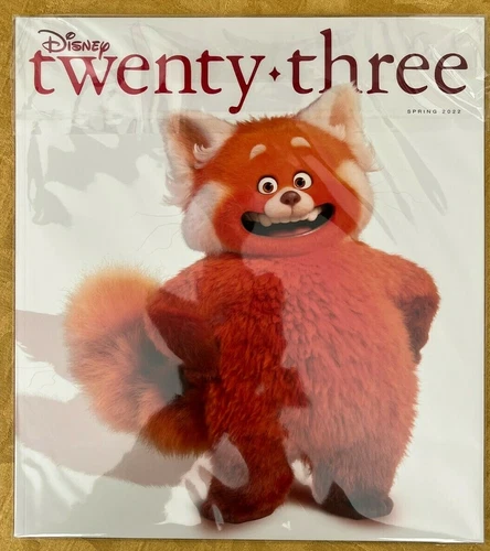 Disney D23 Magazine, Disney Pixar "Turning Red" , Spring 2022, *NEW & SEALED*