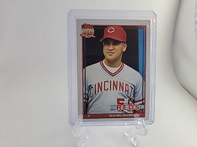 1991 Topps - #688 Rosario Rodriguez (RC) Cincinnati Reds 40 Years