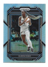 Silver Prizm 2023 Panini WNBA #78 Queen Egbo Washington Mystics Basketball Card