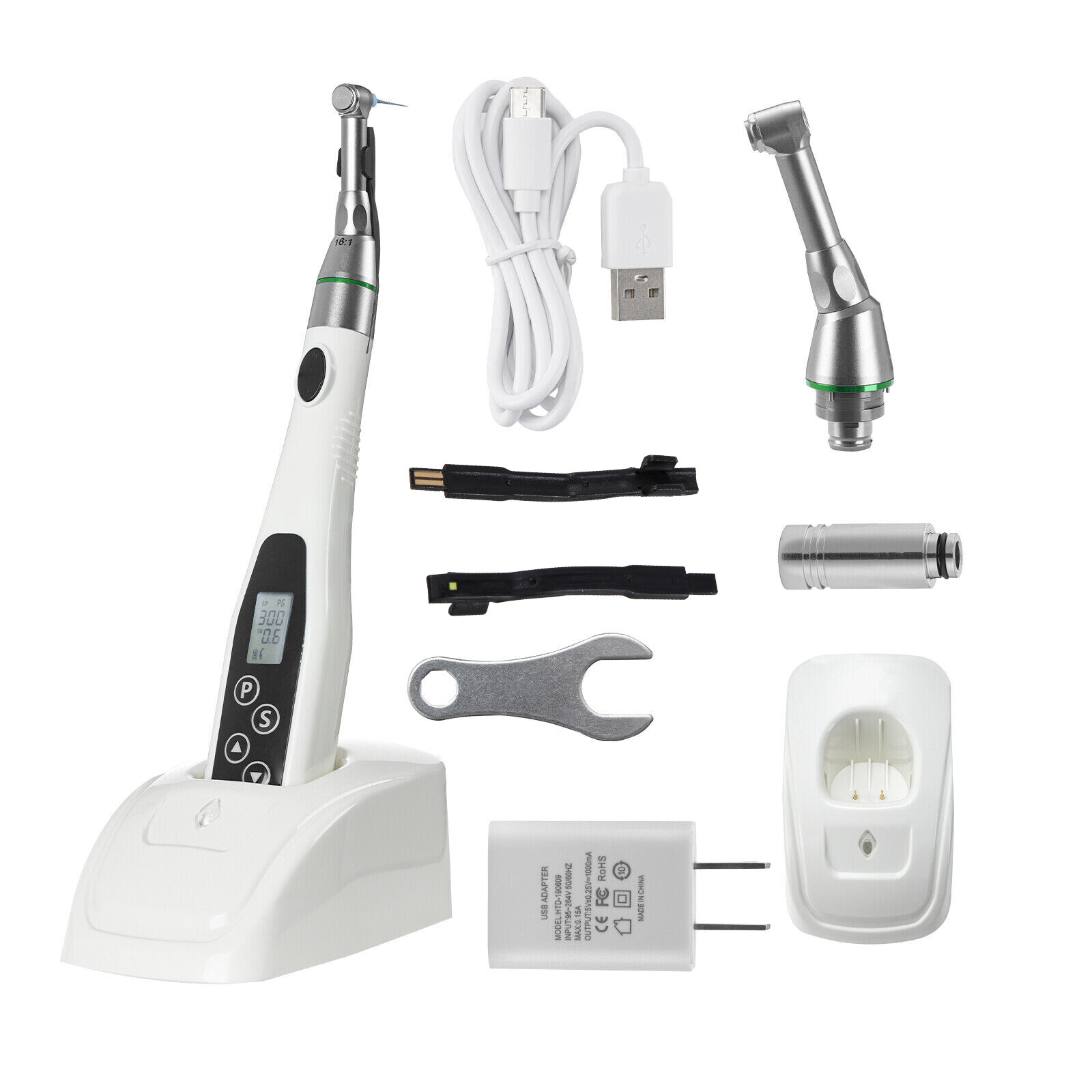 Moteur Endodontique Sans Fil LED AZDENT - Avec Contre-angle 16:1 - Pour Traitement De Canal - Neuf