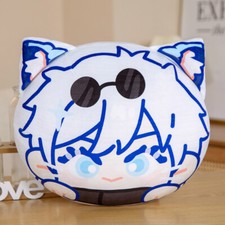 Jujutsu Kaisen Satoru Gojo Cat Doll Cute Plush Dolls Gift Puppet Cushion Pillow