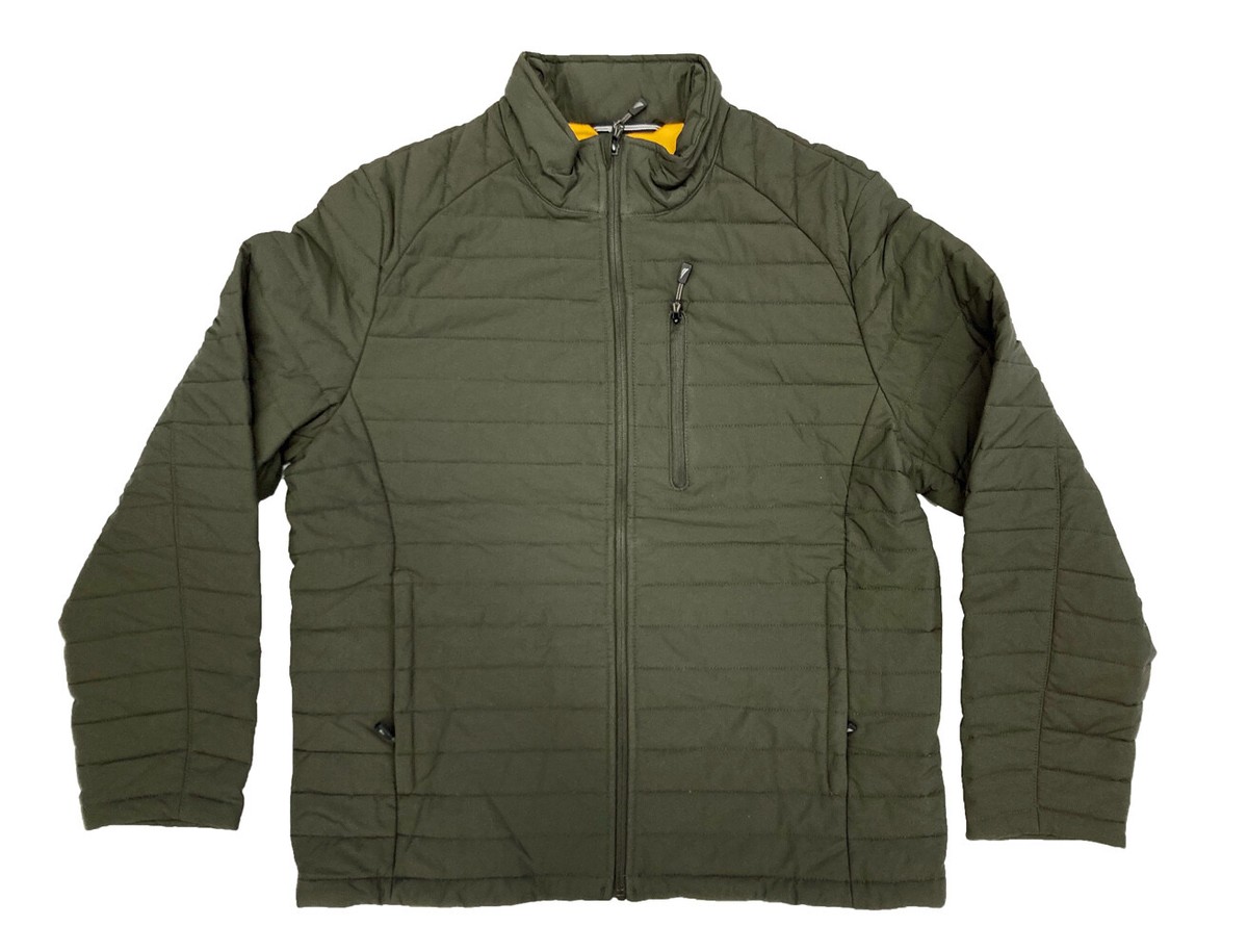 Nautica Mens XLStretch Water Resistant Quilted Zip up Jacket