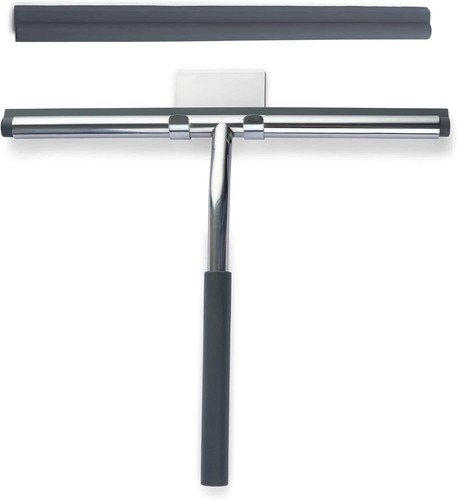 Escobilla de goma aplicadora limpiadora de vidrio enjugador de ventanas profesional de 25 cm - Imagen 5 de 5