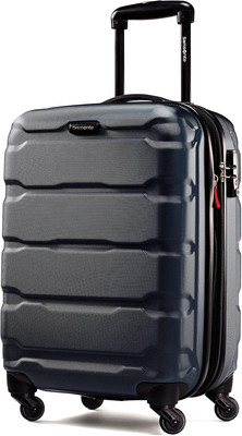 Samsonite Omni PC Hardside Expandable Luggage with Spinner Wheels, Navy, Carry-O