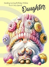 NEW To A Very Special Daughter On Her Birthday A5 Card Birthday Love . Yellow