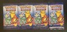 McDonalds 2021 Pokemon 25th Anniversary Trading Card Game Booster 4 Sealed Packs
