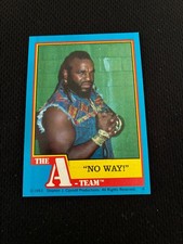 MR T  ROOKIE 1983 THE A-TEAM B.A. TV SHOW NRMT TRADING TOPPS  #8 CARD 