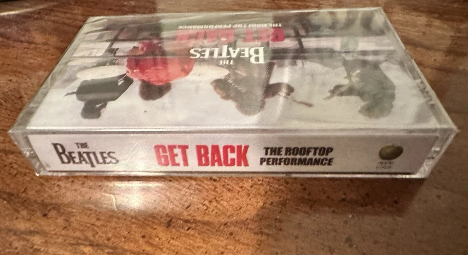 BRAND NEW SEALED Beatles - Get Back: The Rooftop Performances Cassette APPLE - Image 3 of 3