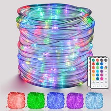 66ft 200 LED Waterproof String Lights, Color Changing Outdoor/Indoor Rope Lig...