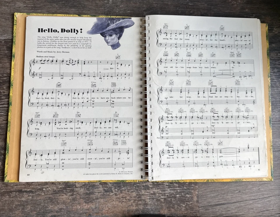 De colección 1972 Readers Digest Treasury of Best Loved Songs, 114 favorito de todos los tiempos Foto 3 de 4