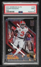 2021 Panini Donruss Elite Rookies Red 64/399 Amari Rodgers #136 PSA 9 MINT 0s2w