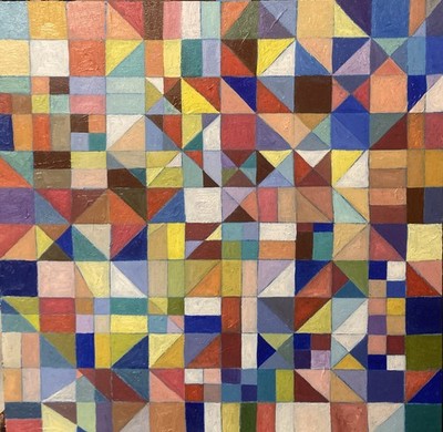 Laura Jane Stanton Original Ölgemälde 60 cm x 60 cm auf gespannter Leinwand