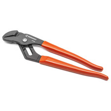 10 In. Straight Jaw Black Oxide Tongue and Groove Pliers with Dipped Grips Free