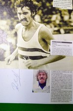 AUTOGRAPH OF DAVE BEDFORD, 10K WORLD RECORD HOLDER 1973