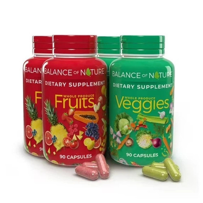 #ad 2 Packs Fruits and Veggies Supplements 180 Fruit and 180 Veggies Capsules 02 27 $49.99