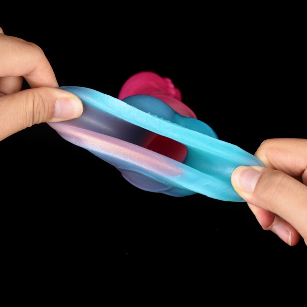 Male Polychromatic Penis Sleeve Extender Enlarger Enhancer Sheath Girth Extender