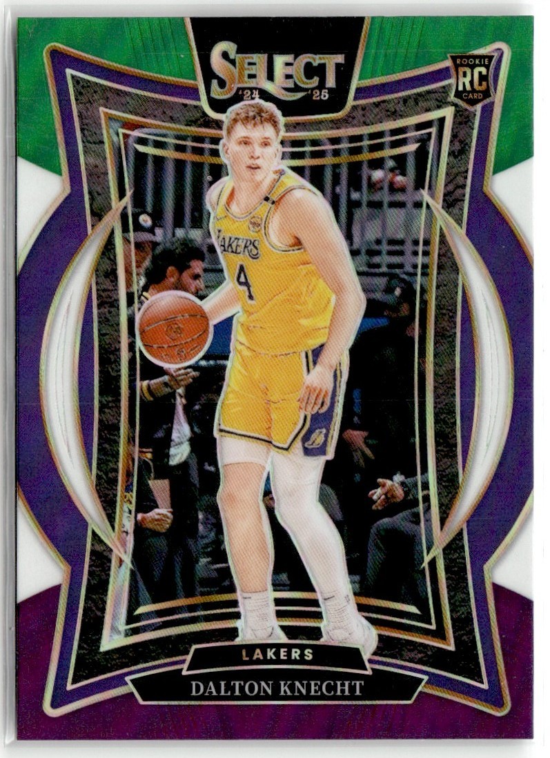2024-25 Panini Select Green White Purple Prizm Dalton Knecht RC #91