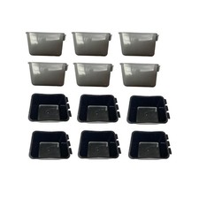Black and Gray Feeder Cup Kit 6 Gray Feeder Cups and 6 Black Feeder Cups