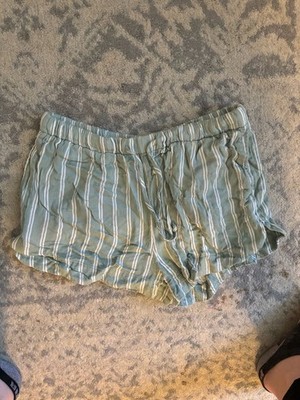 RVCA Women's New Yume Striped Elastic Waist Shorts
