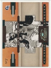 2008 Donruss Classics - Classic Singles Bob Waterfield Gold 022/100