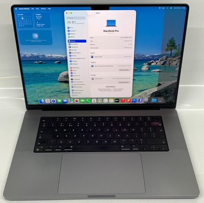 Apple MacBook Pro A2485 16'' M1 PRO 16GB RAM 500GB SSD Grade C GBR 273 Zyklen
