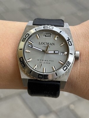 Locman Stealth Mare Watch 211 Titanium Quartz Mens 44mm