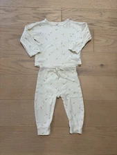 Quincy Mae Toddler Duck Print Pajamas Set, Size 2-3Y