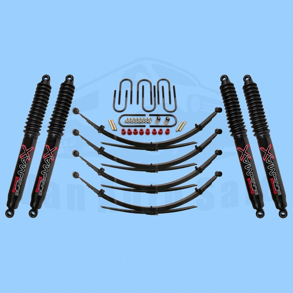 Sistema de elevación de suspensión de 6" BlackMAX Amortiguadores Skyjacker para GMC V2500 Suburban 1987 Foto 2 de 3